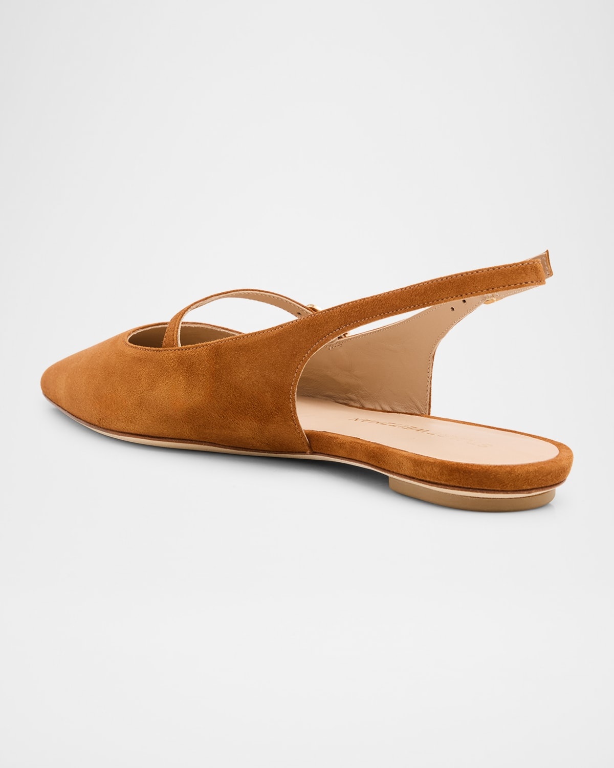 Emilia Suede Mary Jane Slingback Ballerina Flats - 4