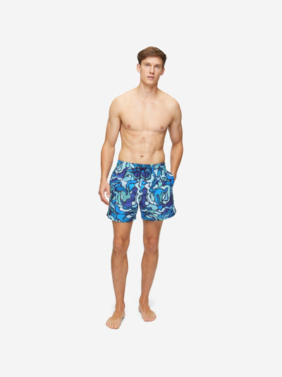 Derek Rose Men's Short Swim Shorts Maui 52 Navy outlook