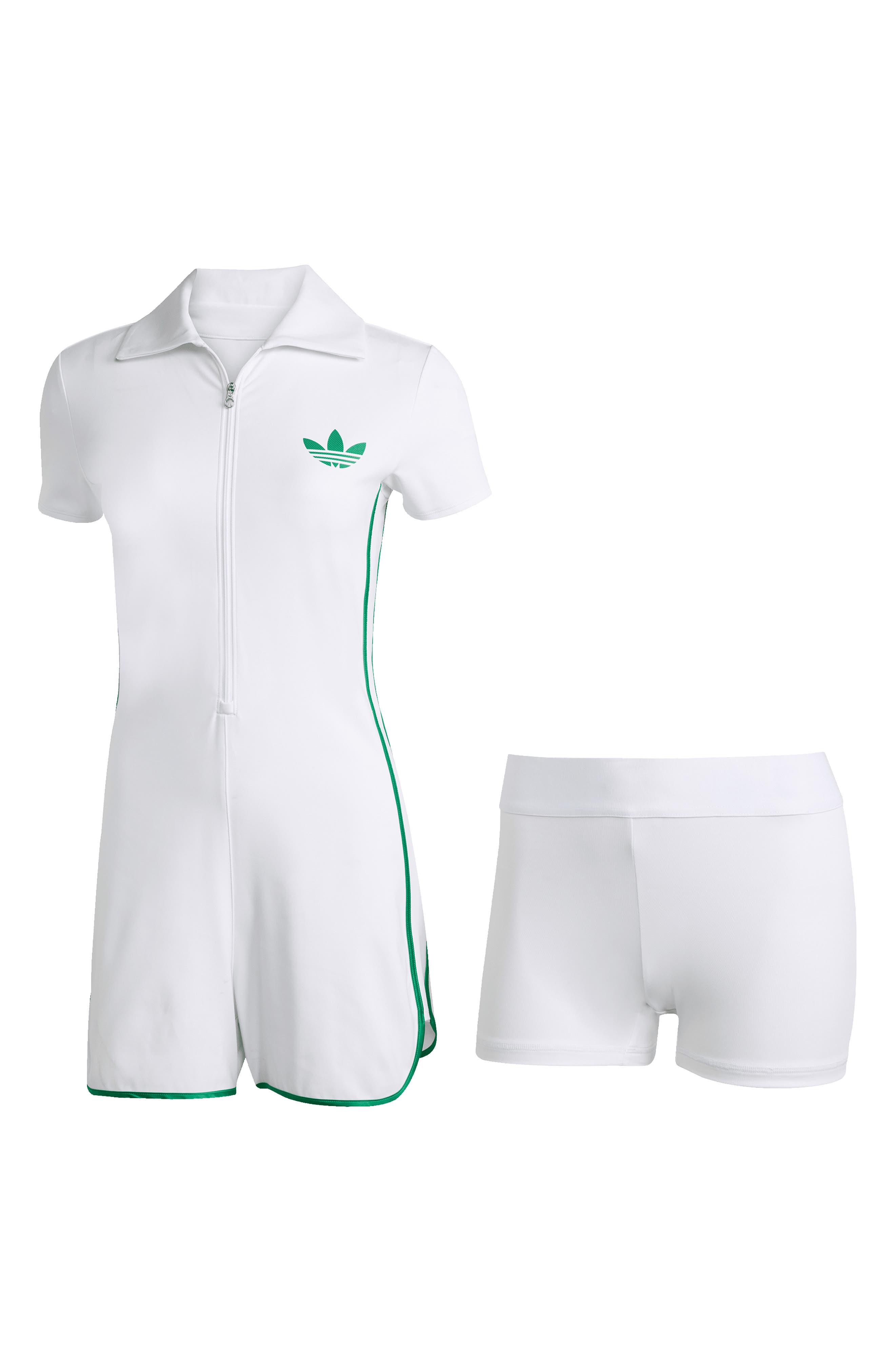 adidas Climacool Tennis Pro Romper in White at Nordstrom - 8