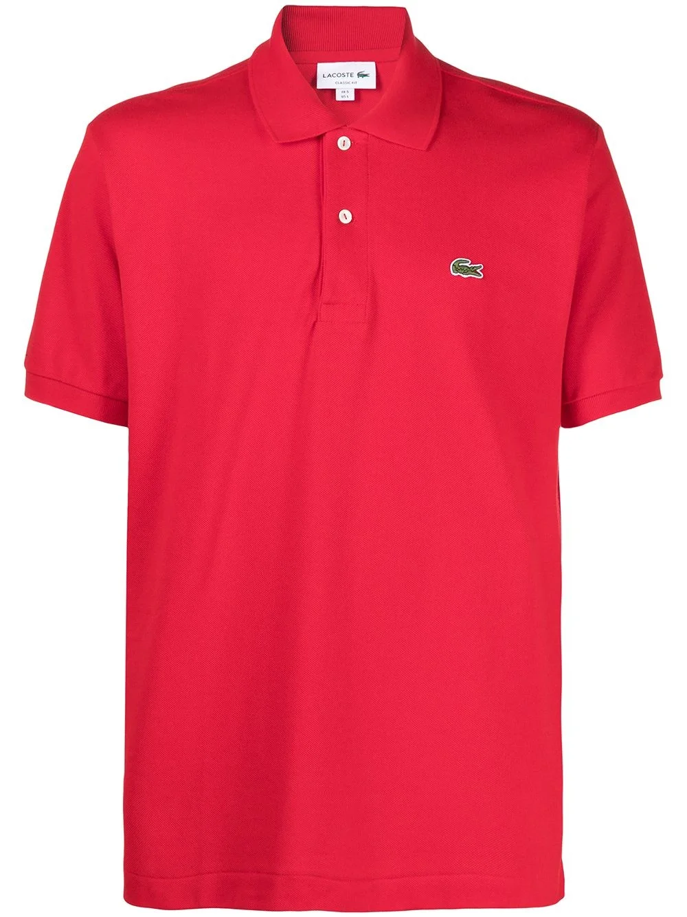 embroidered logo polo shirt - 1