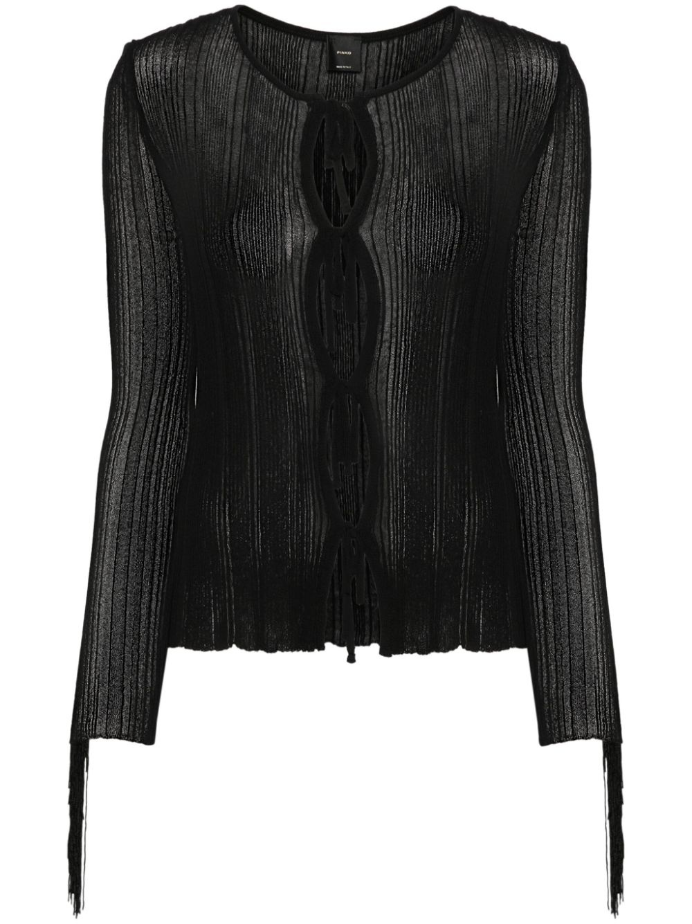 Zelig fringed cardigan - 1