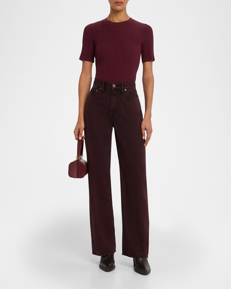 rag & bone Camryn Pointelle Tee outlook