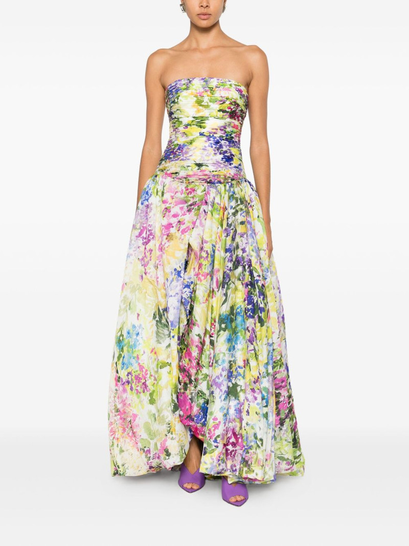 Aje. Dahlia floral-print gown dress outlook