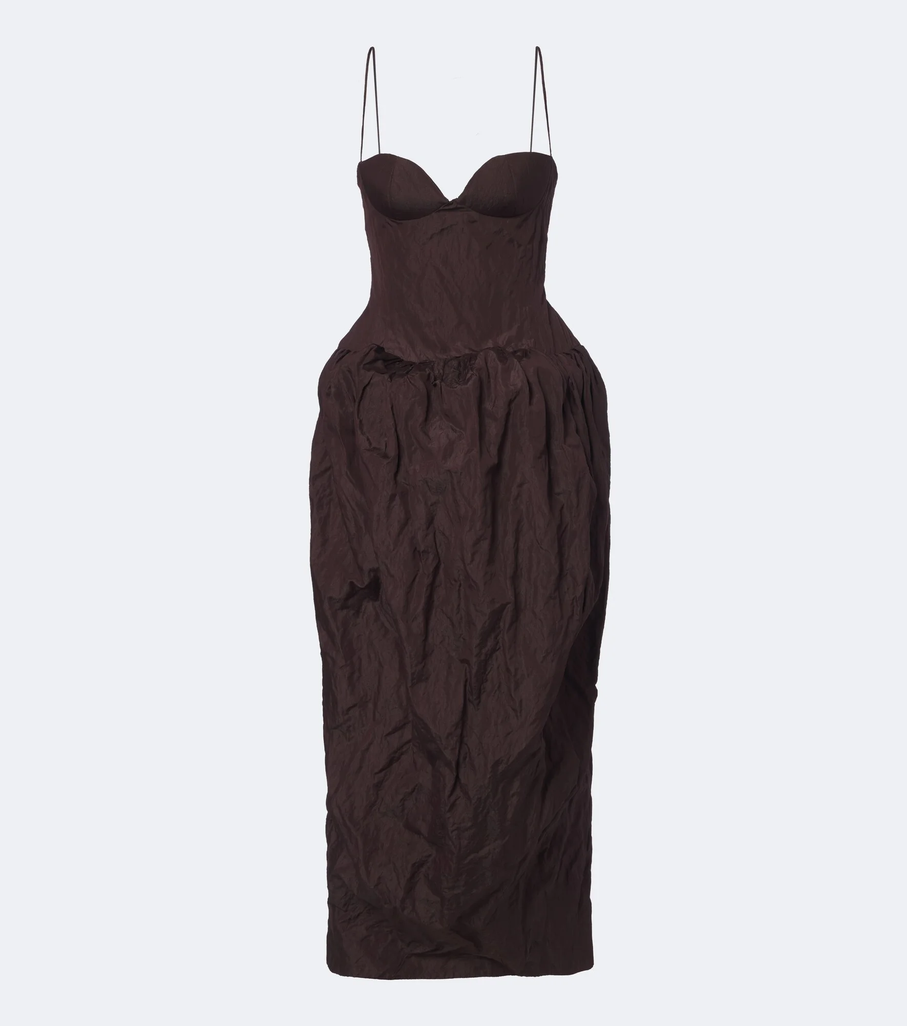 Cotton-blend bustier dress - 1