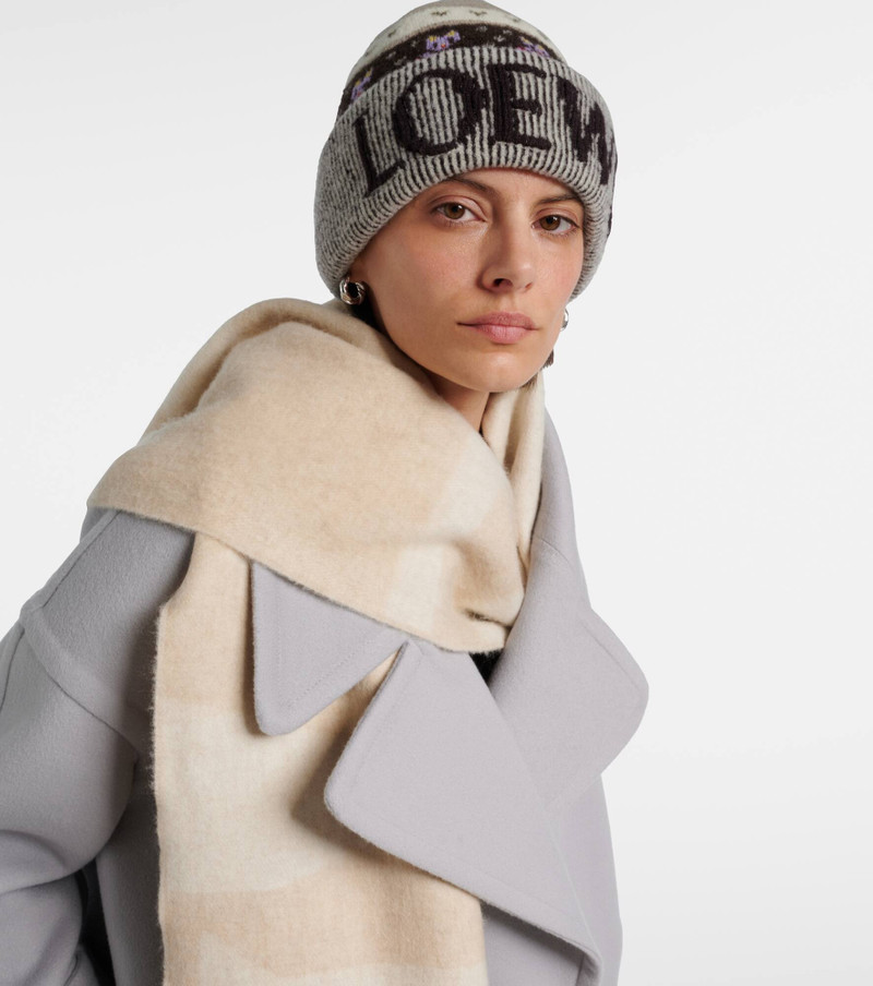 Loewe Logo wool-blend beanie outlook