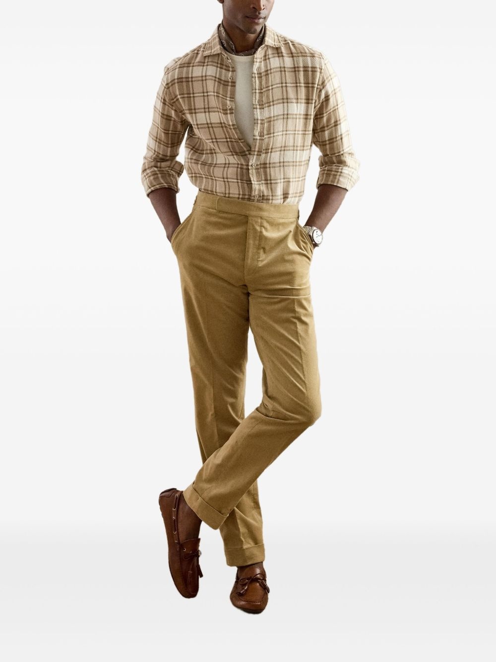 check-print shirt - 2