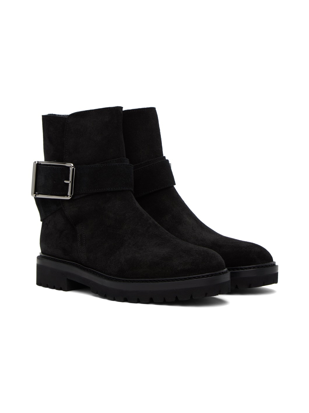 Black Hather Boots - 4