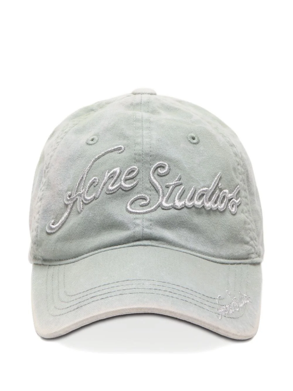 embroidered cap - 1