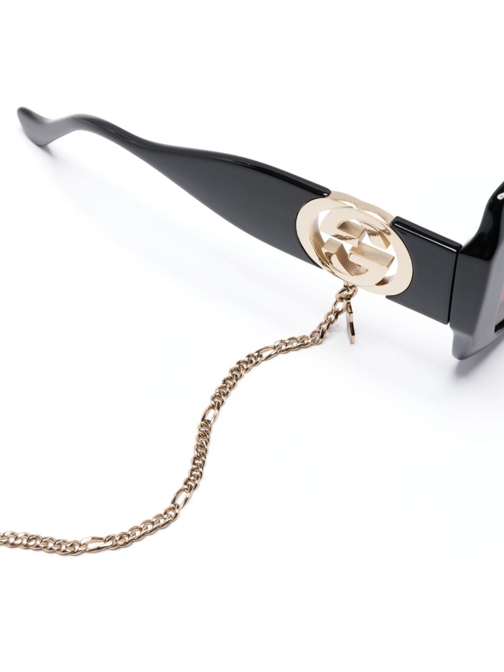square-frame tinted sunglasses - 3