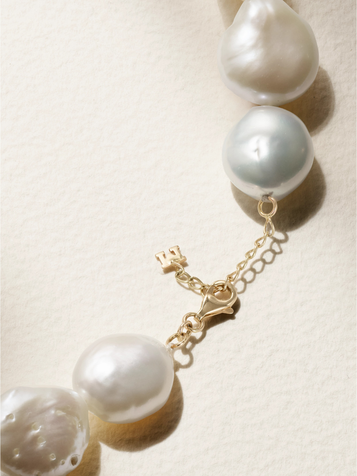 14-karat Gold Pearl Necklace - 3