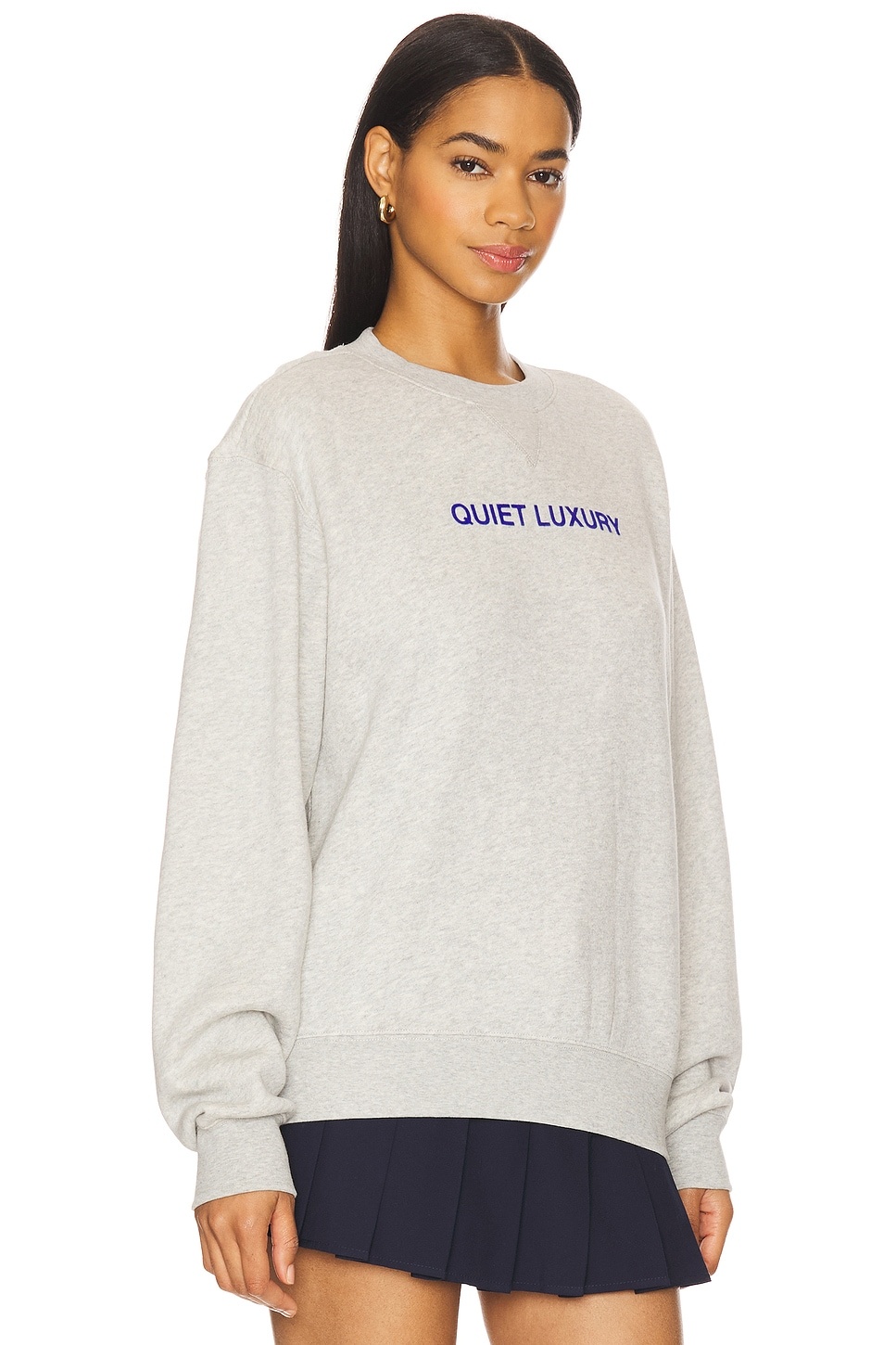 Quiet Luxury Crew Neck Sweatshirt - 2
