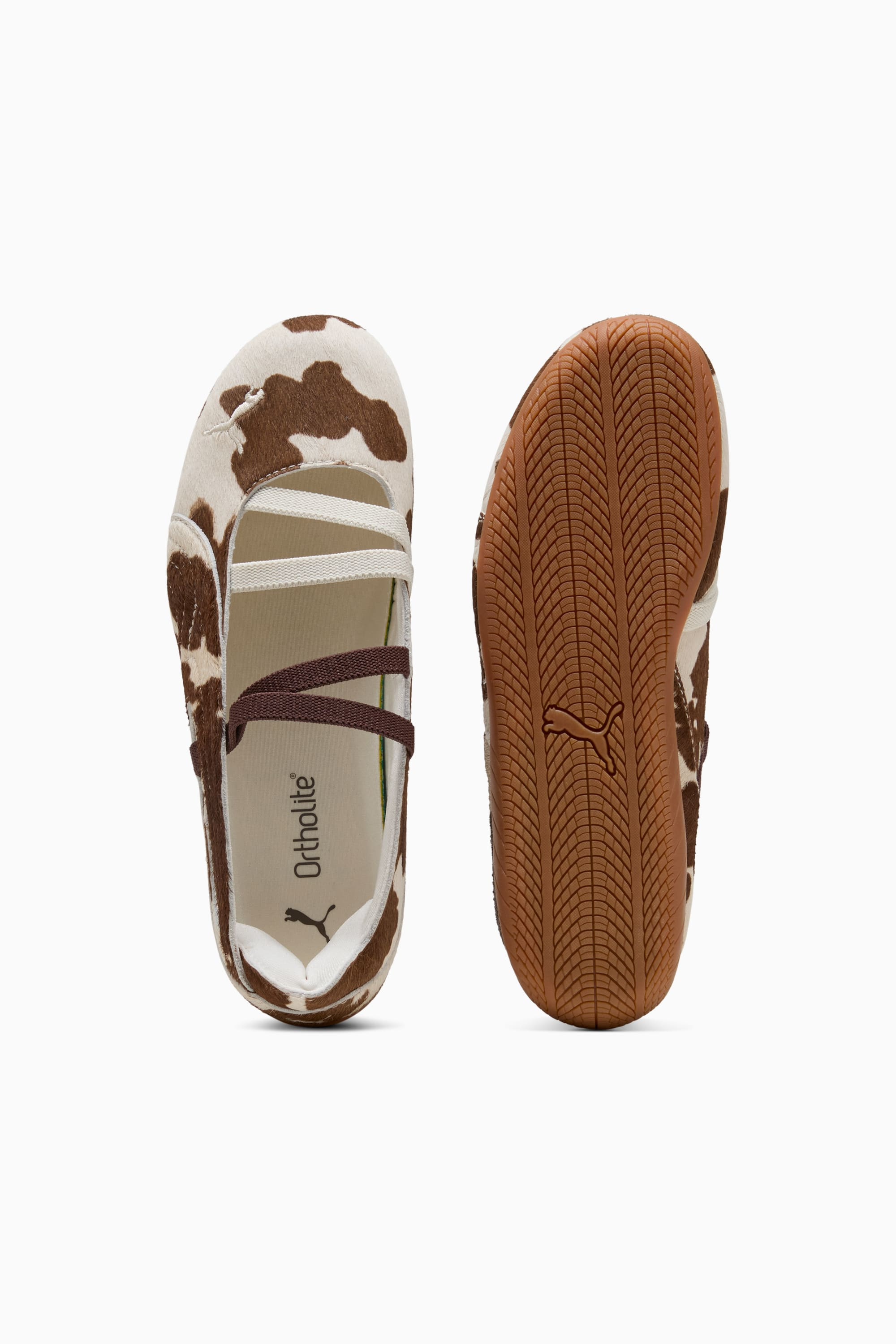Speedcat Ballet Cow Print Women's Shoes - 6