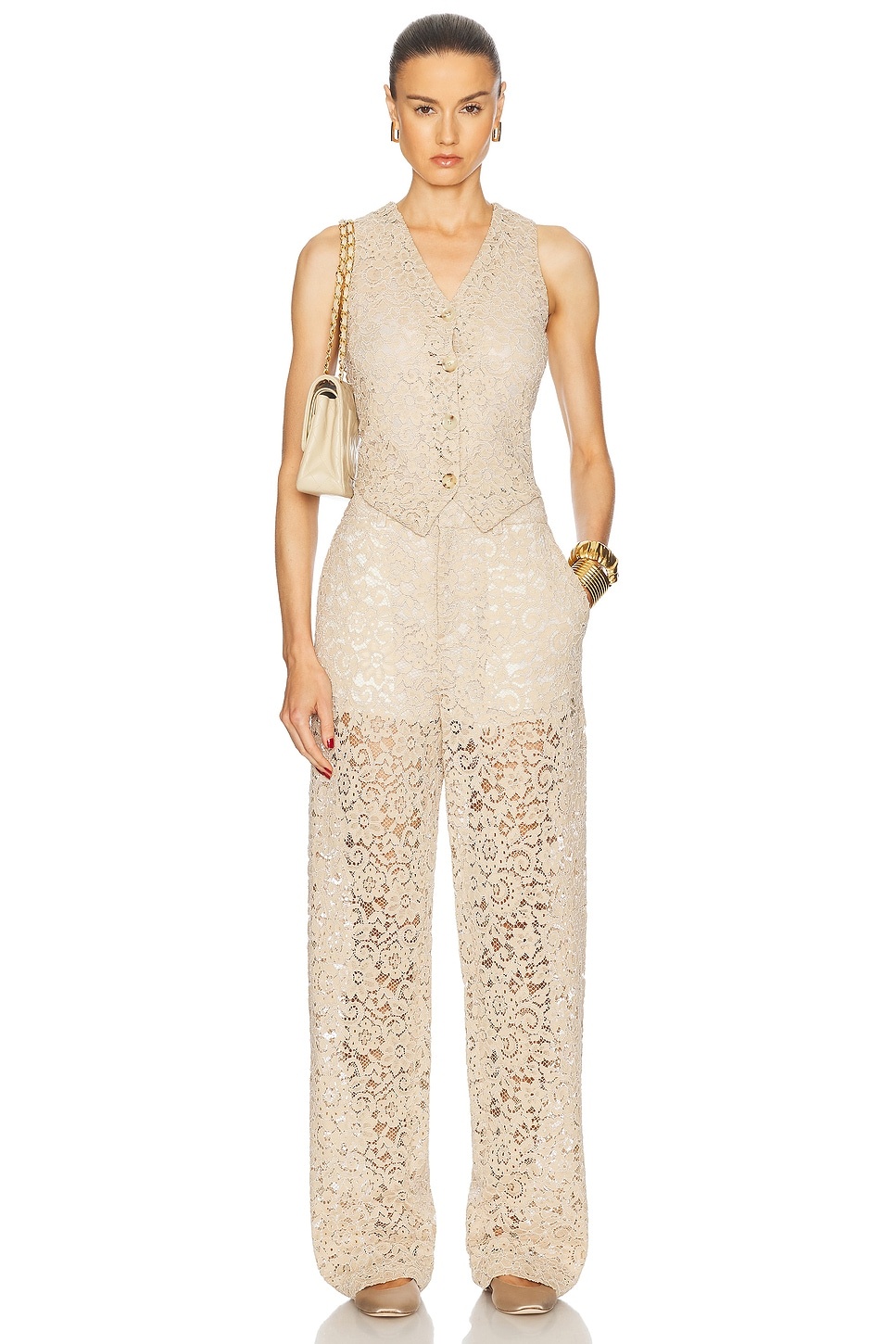 Rebrode Lace Gilet - 4