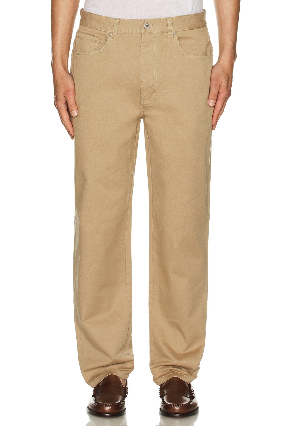 Washed Stretch Twill Trouser - 3