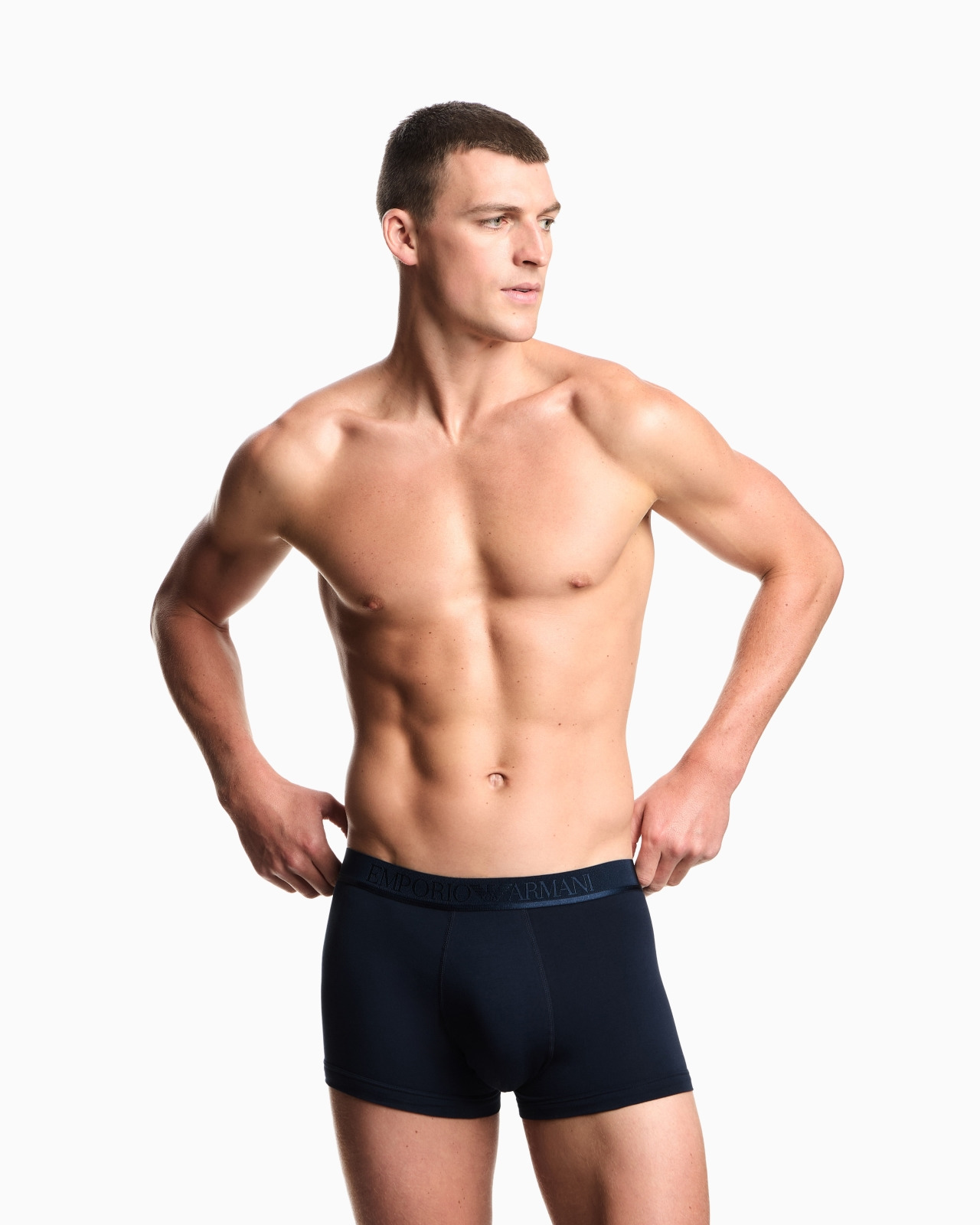 THREE-PACK OF ASV SHINY LOGOBAND ORGANIC JERSEY BOXER BRIEFS - 2