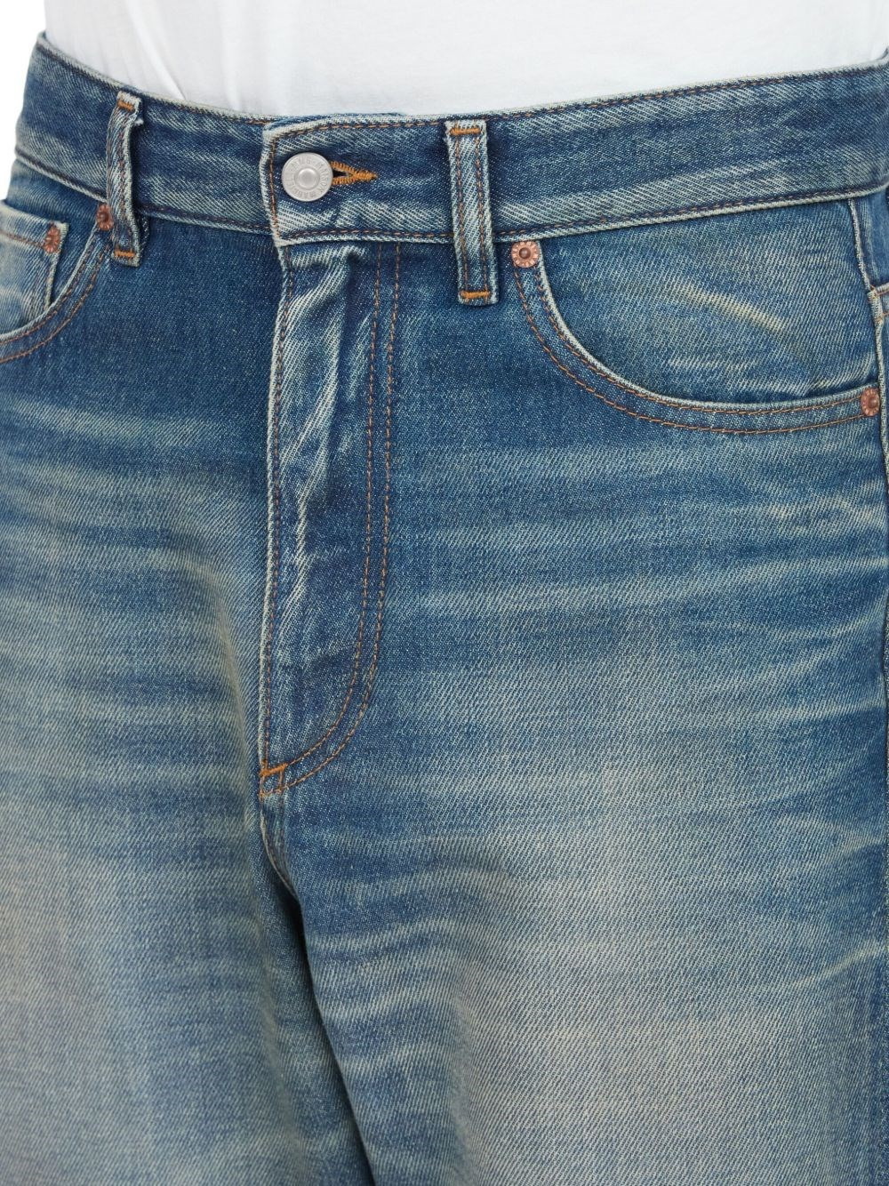 Denim cotton jeans - 5