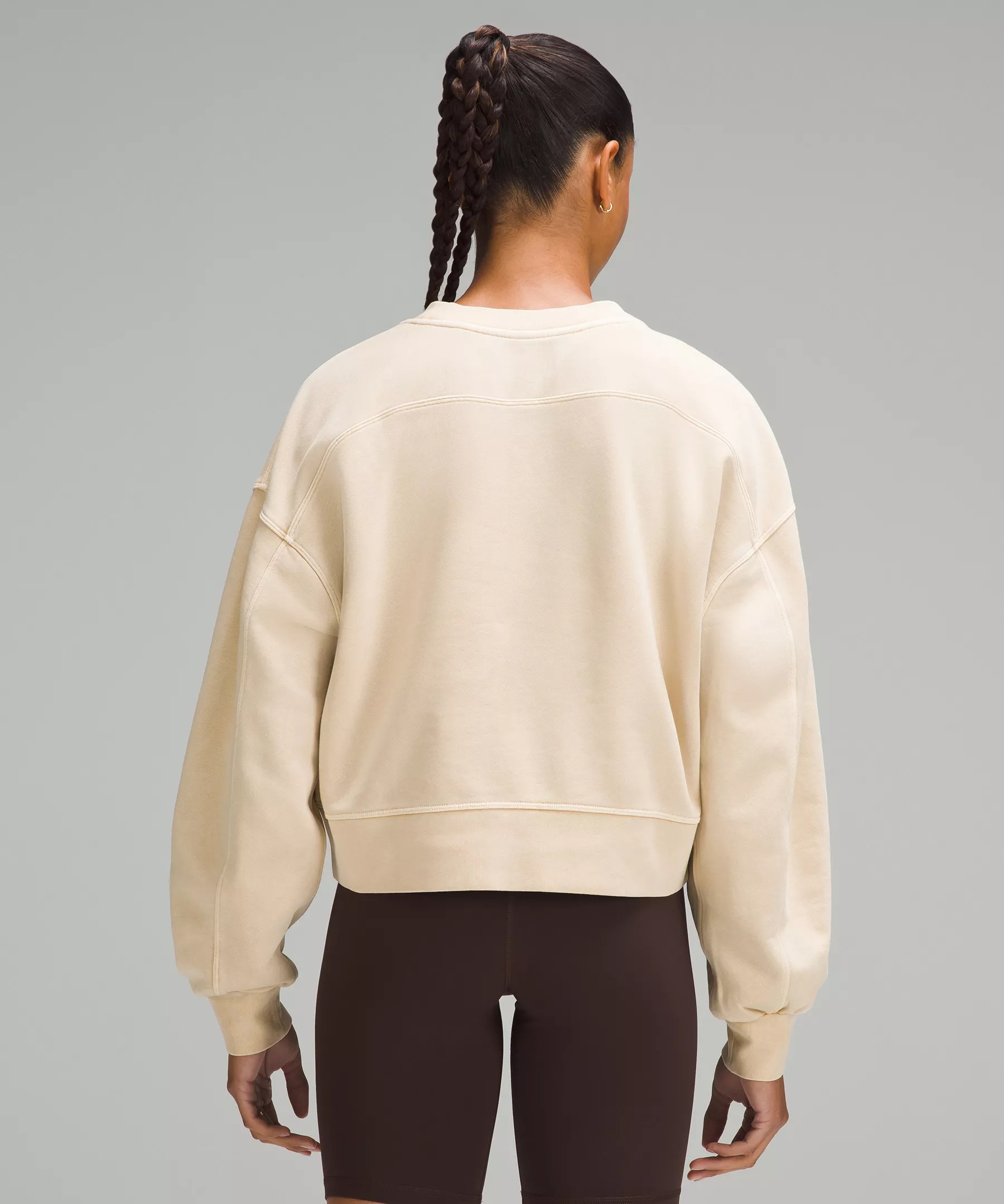 Perfectly Oversized Cropped Crew *Dye - 3
