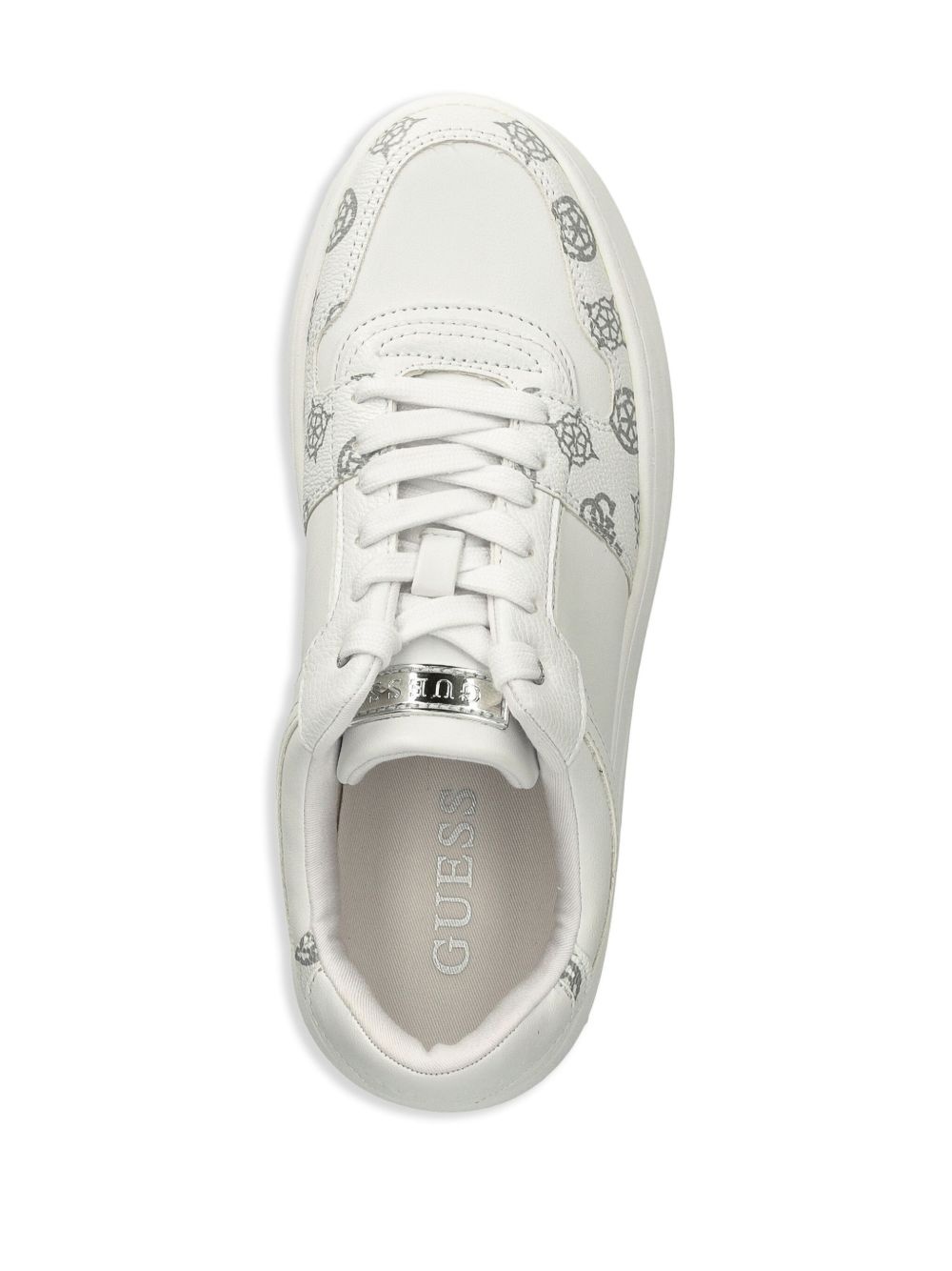 logo-pattern sneakers - 4