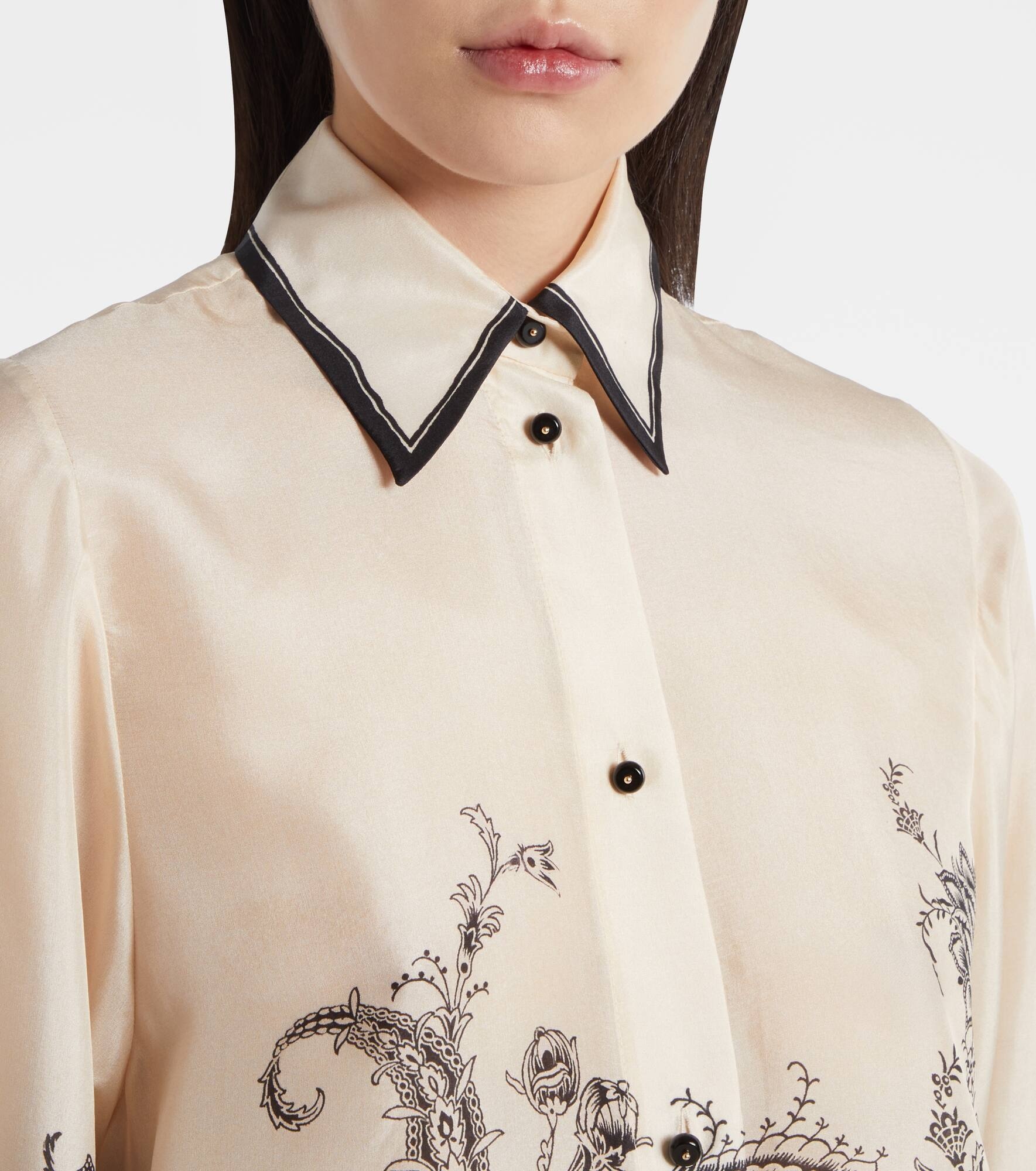 Rhiannon paisley silk shirt - 4