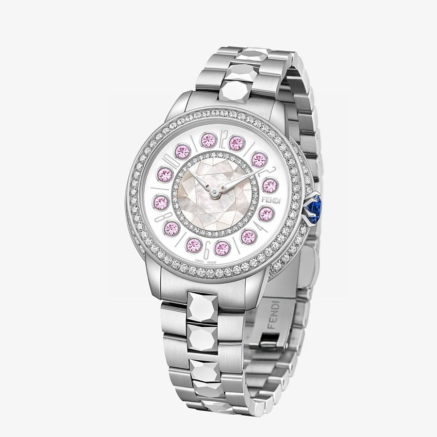 33 MM - Watch with diamonds and rotating precious stones - 2