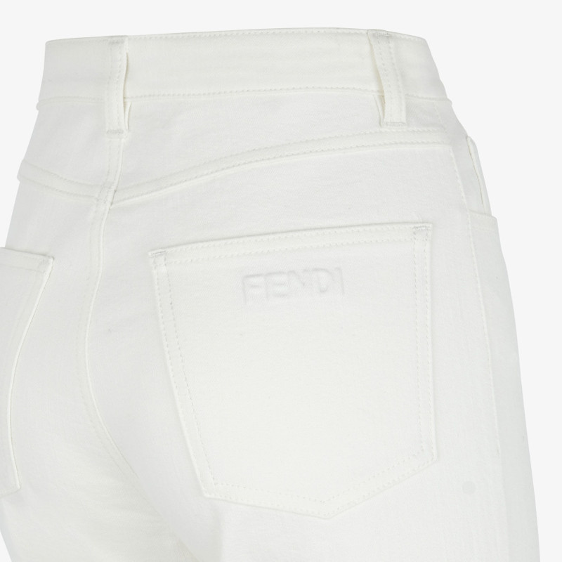 White denim pants 3