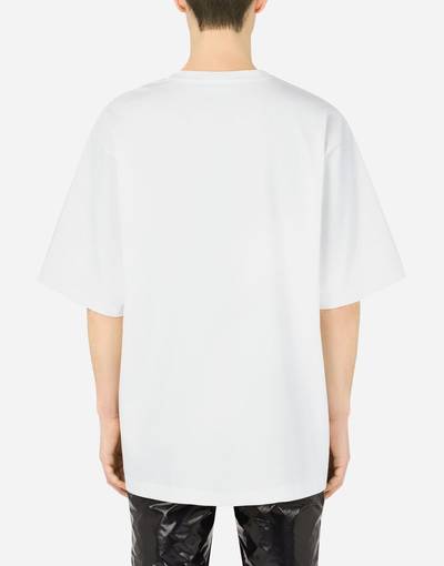 Dolce & Gabbana Cotton T-shirt with DG logo print outlook