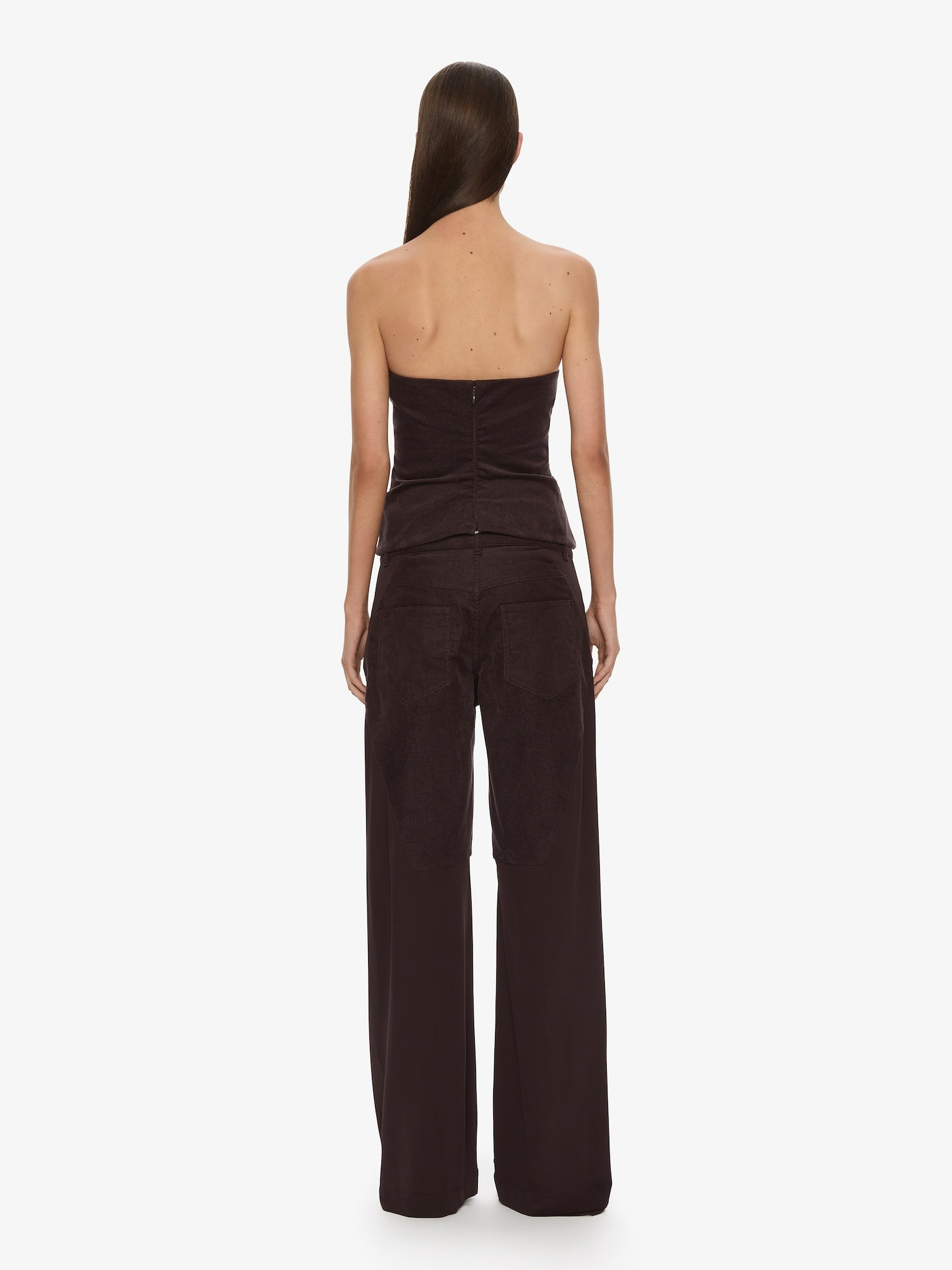 Taped Corduroy Jersey Jean - 4