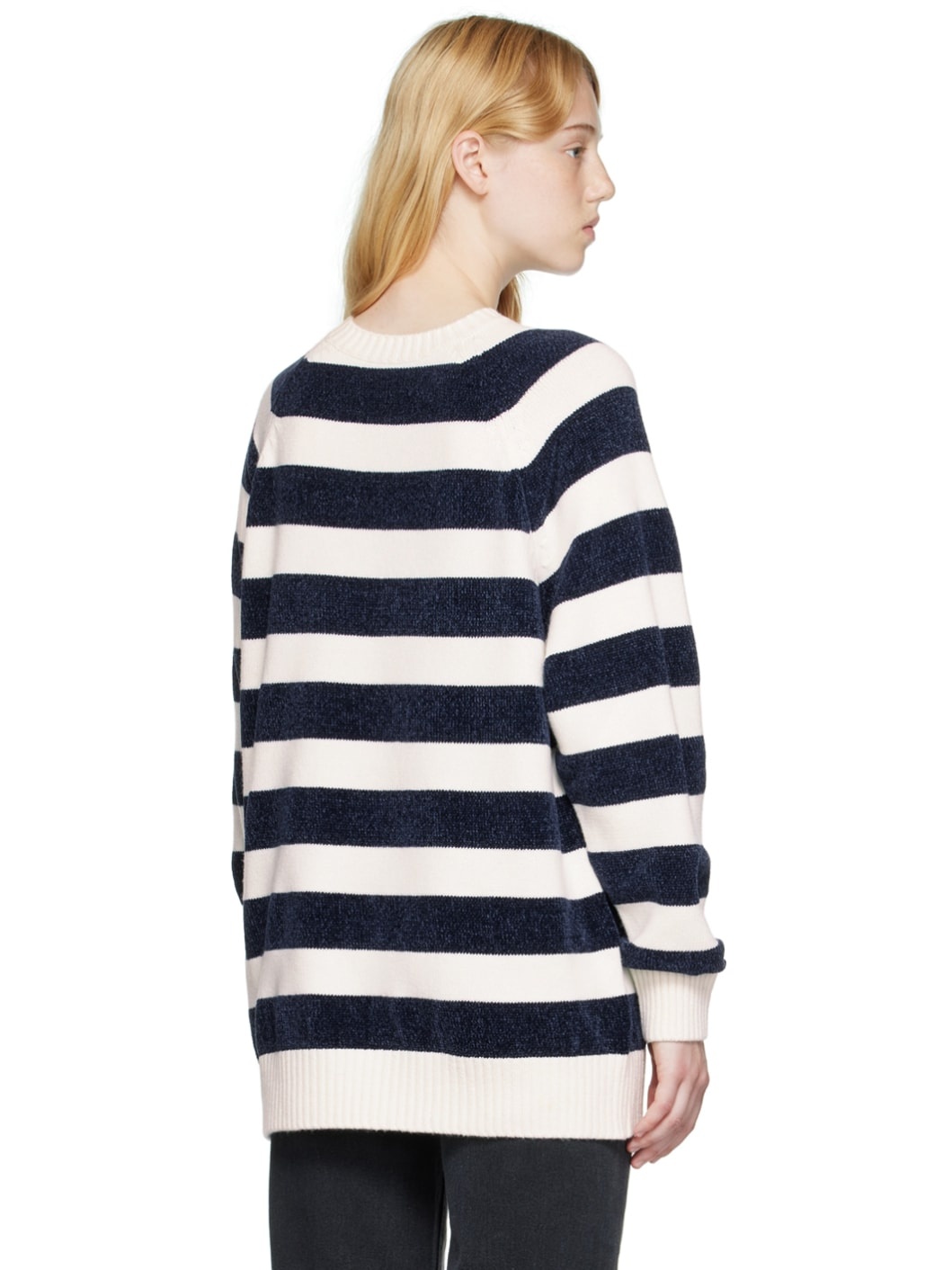 White Striped Sweater - 3