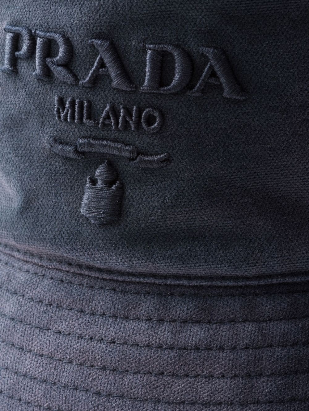 logo embroidered bucket hat - 3