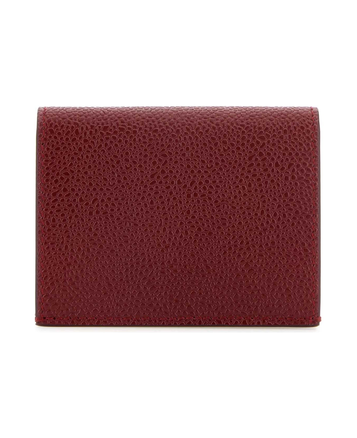 Tiziano Red Leather Card Holder - 1