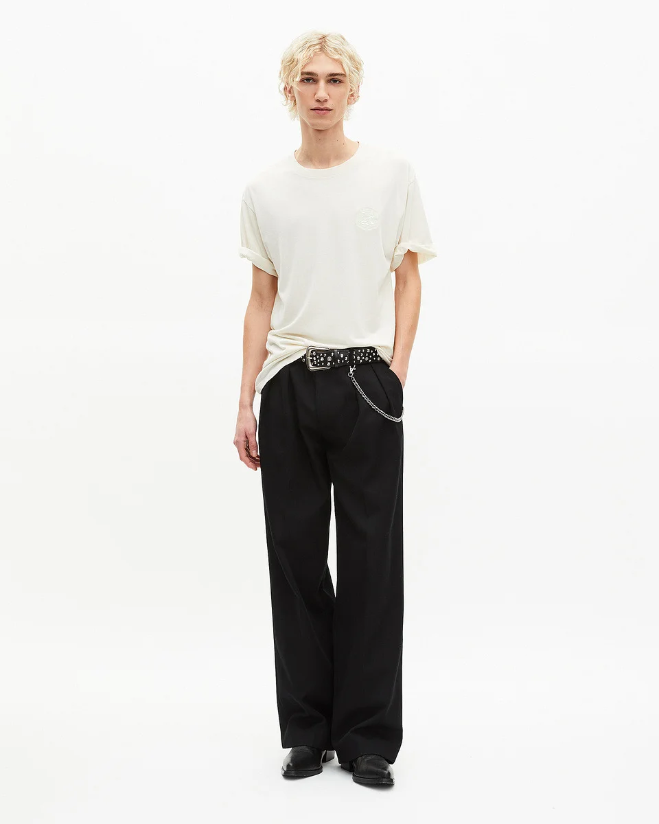 BEIGE CREST T-SHIRT - 1