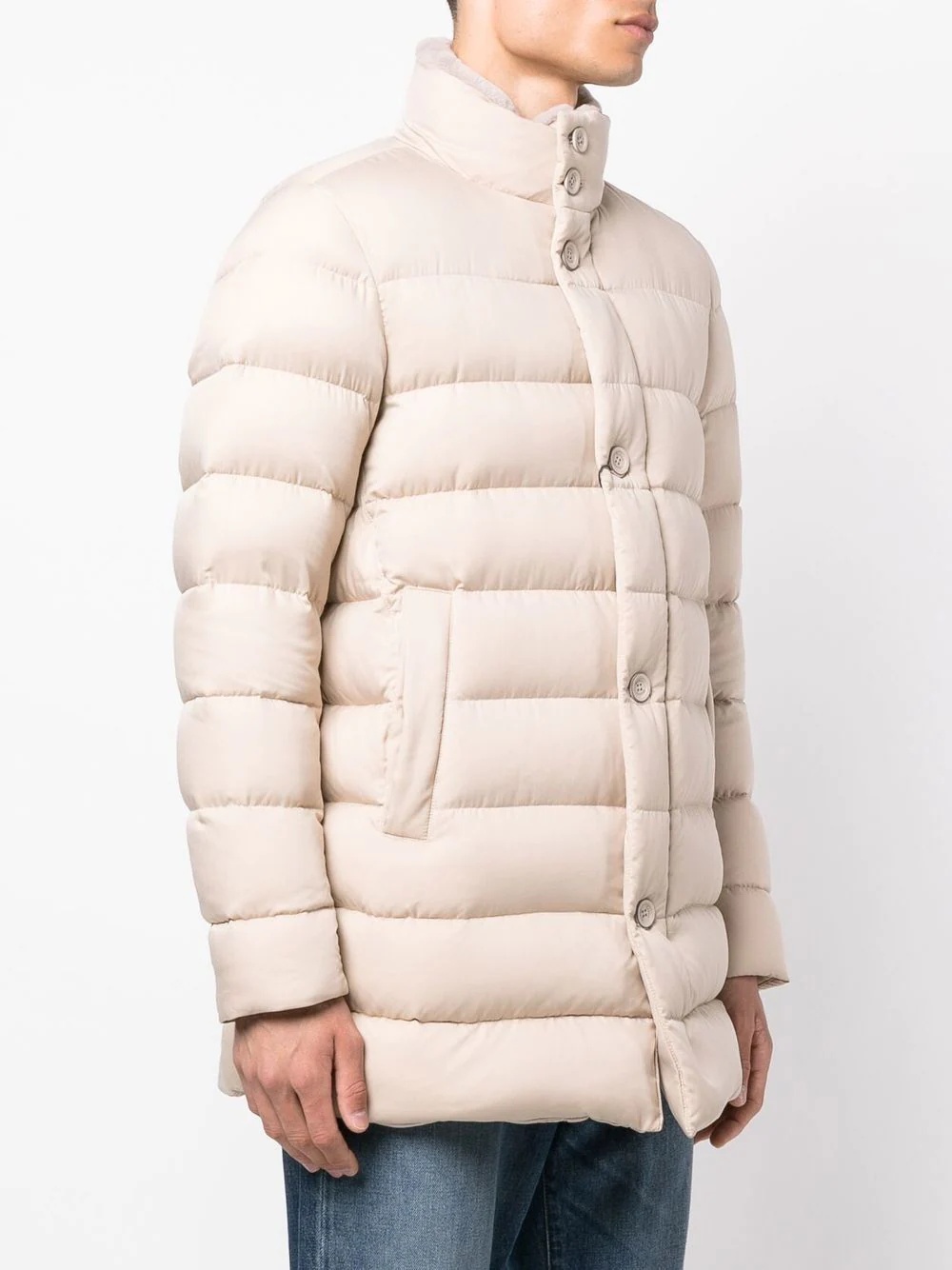 padded goose down jacket - 3