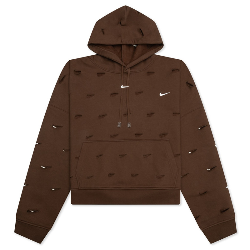 NIKE X JACQUEMUS NRG HE SWOOSH HOODIE - CACAO WOW - 1