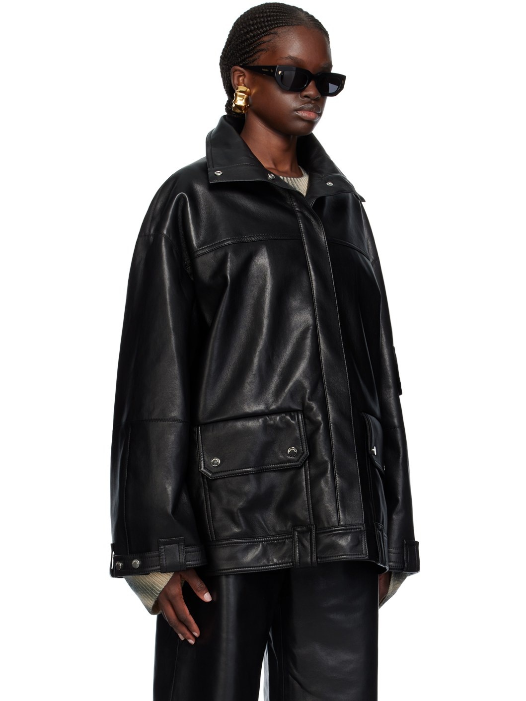 Black Silva Leather Jacket - 2