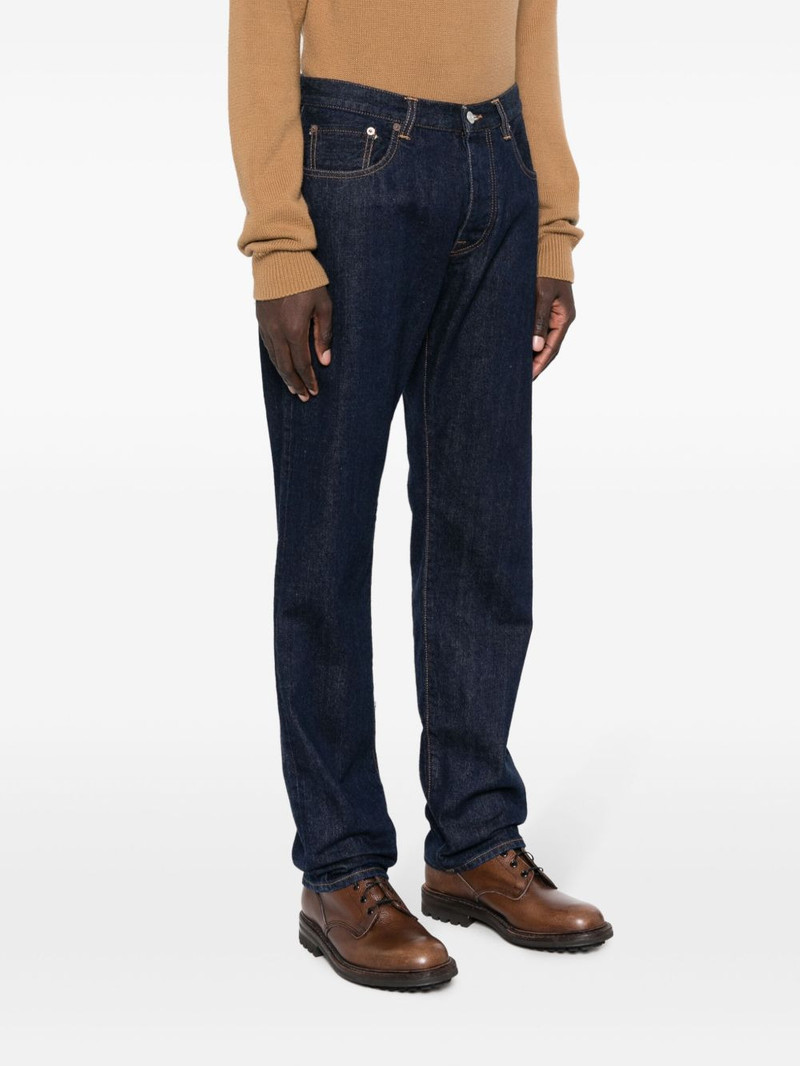 mid-rise straight-leg jeans 3