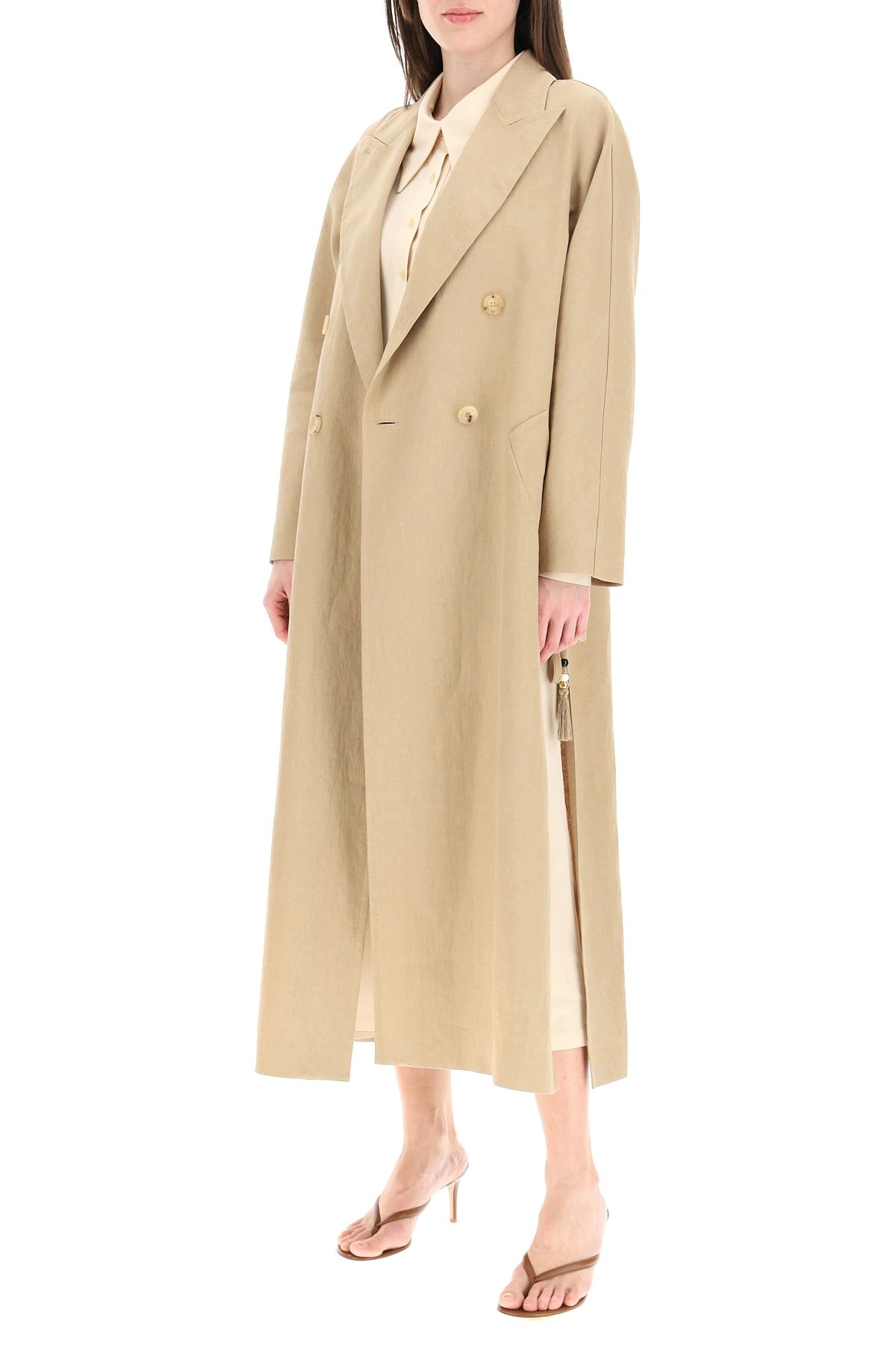 LINEN COAT - 2