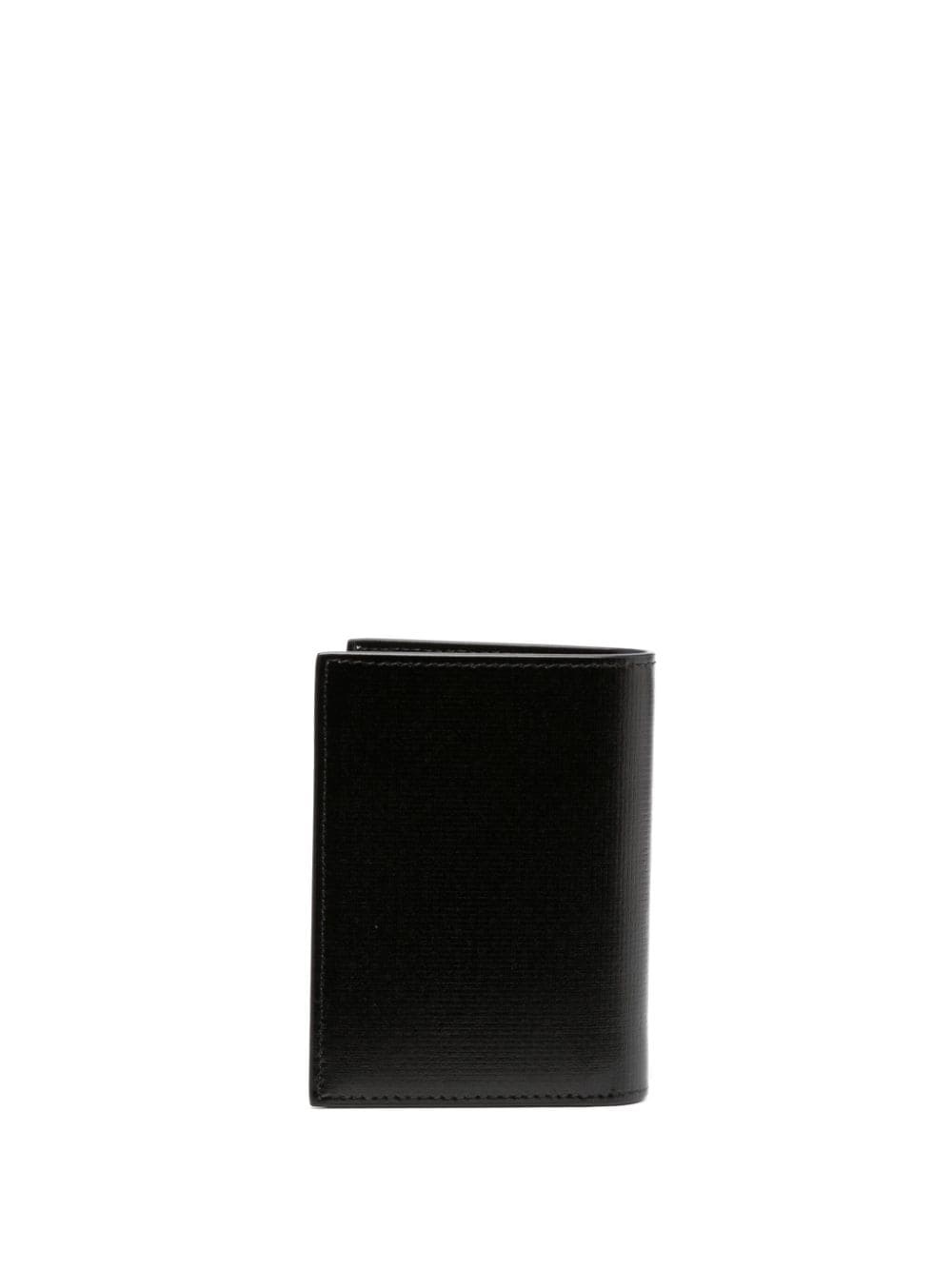 logo-print leather wallet - 2