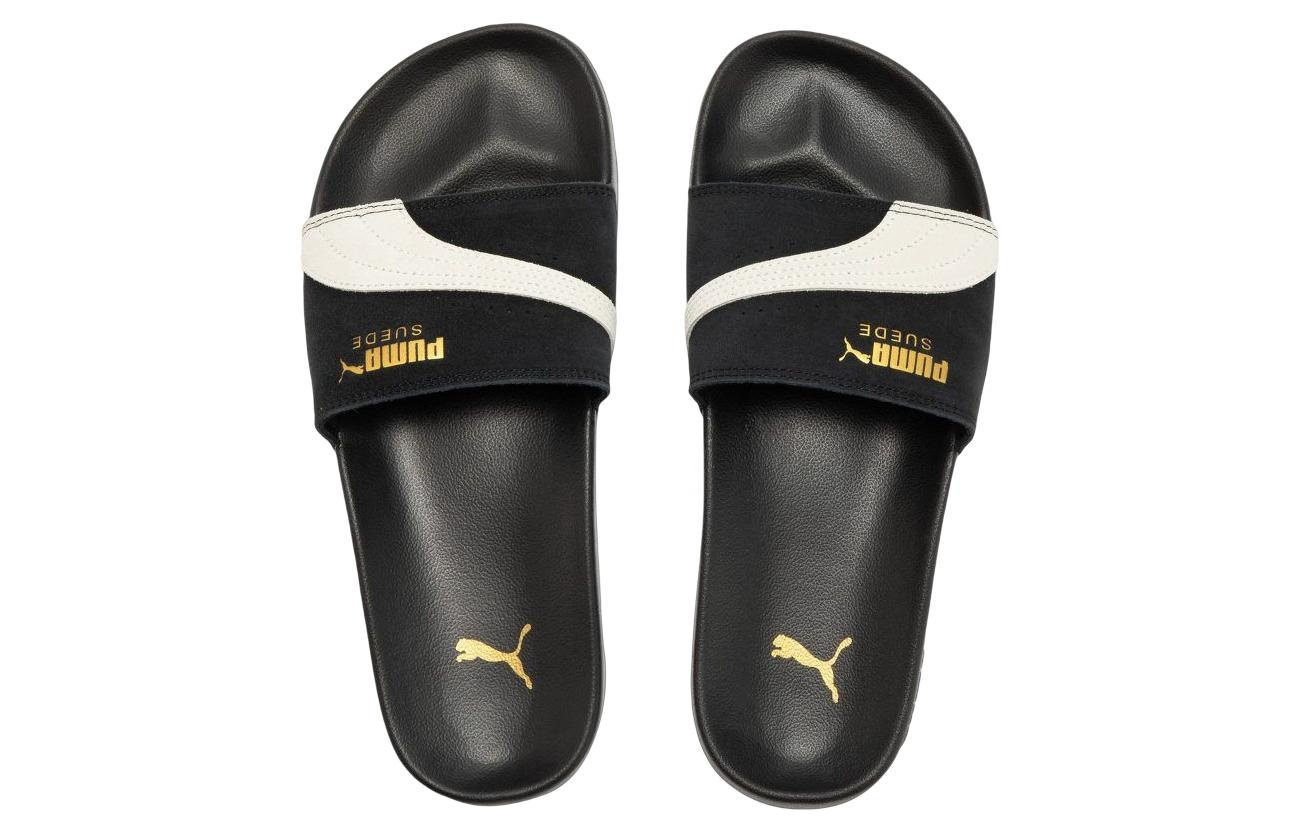 PUMA Lead Cat 2.0 Suede OG Slide 'Black White' 389117-01 - 5