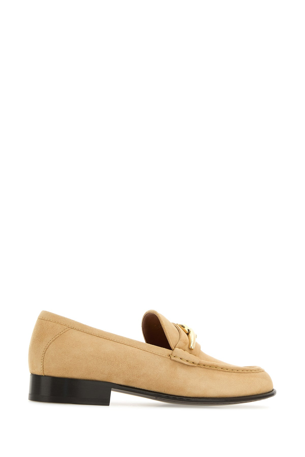 Beige suede loafers - 3