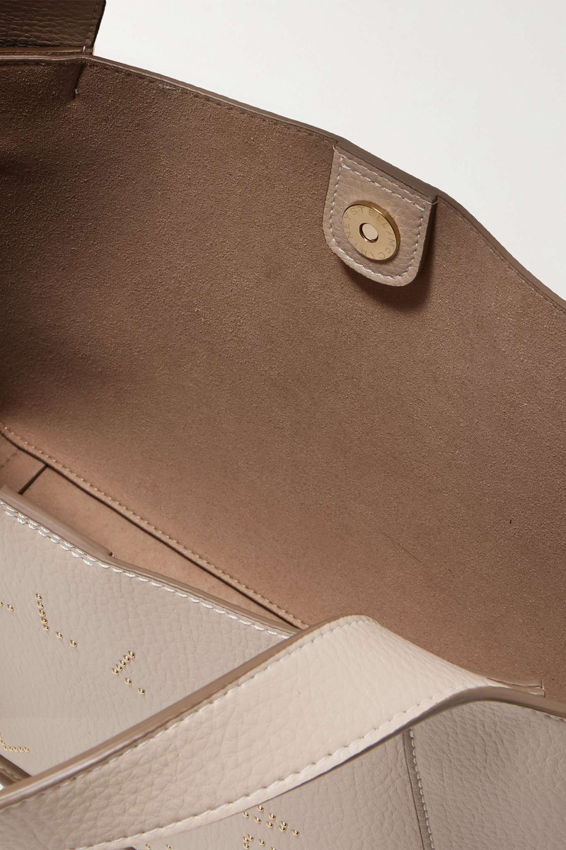 Studded vegetarian leather tote 5