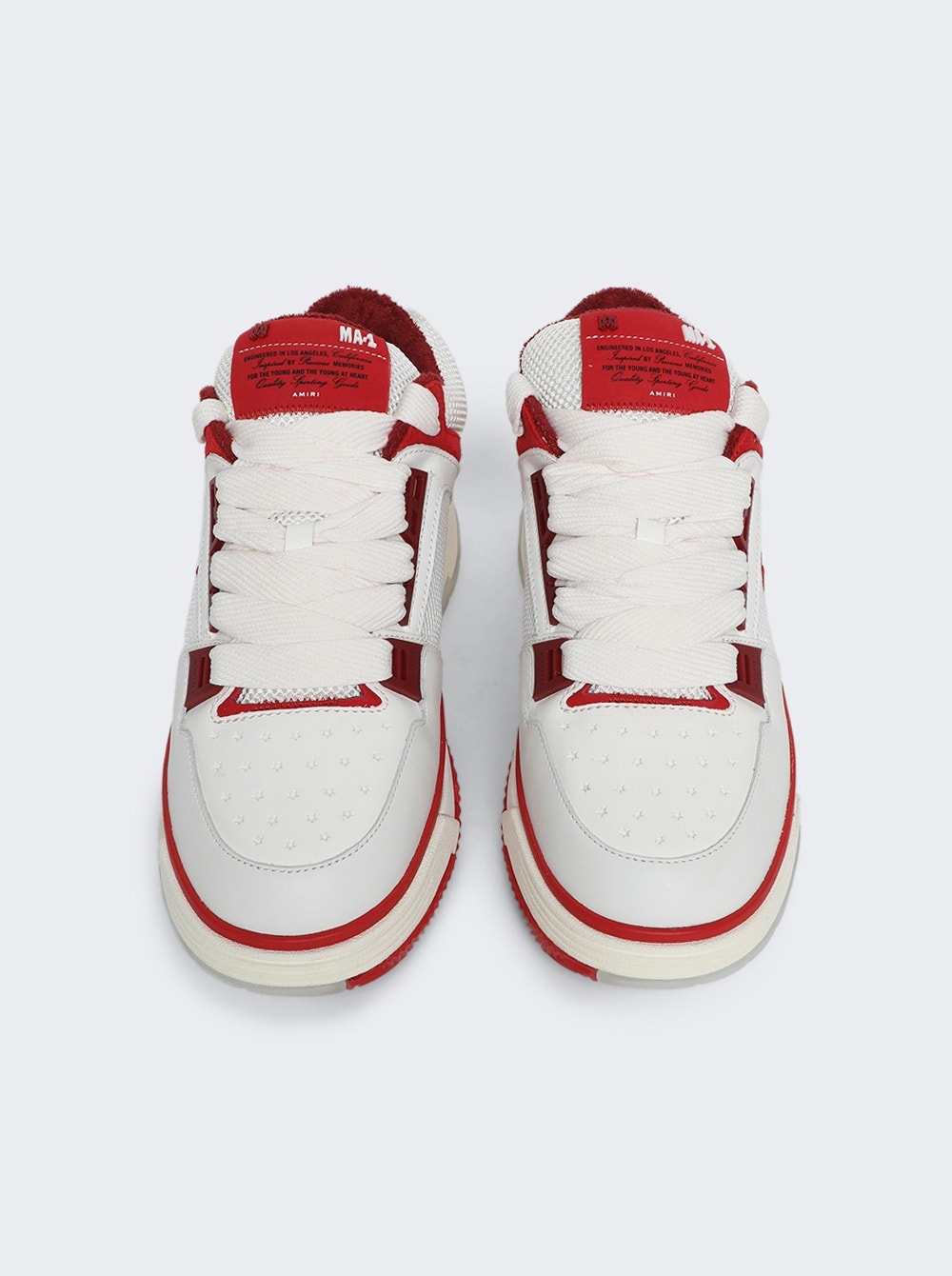 MA-1 Sneakers White and Red - 4