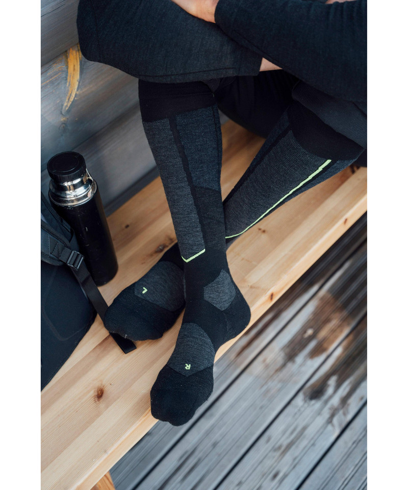 ST4 Wool Men Skiing Knee-High Socks 7