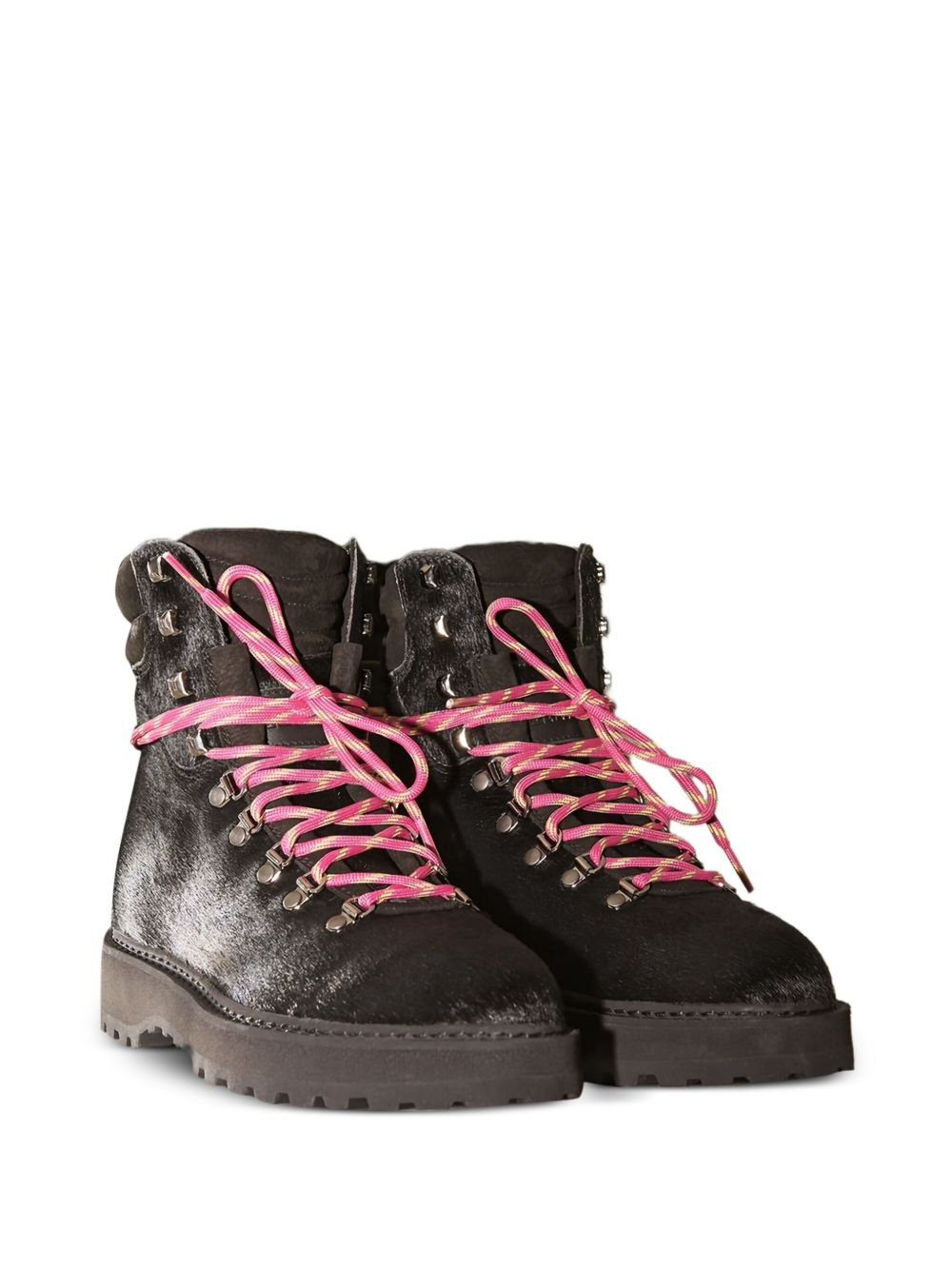 haircalf lace-up boots - 5