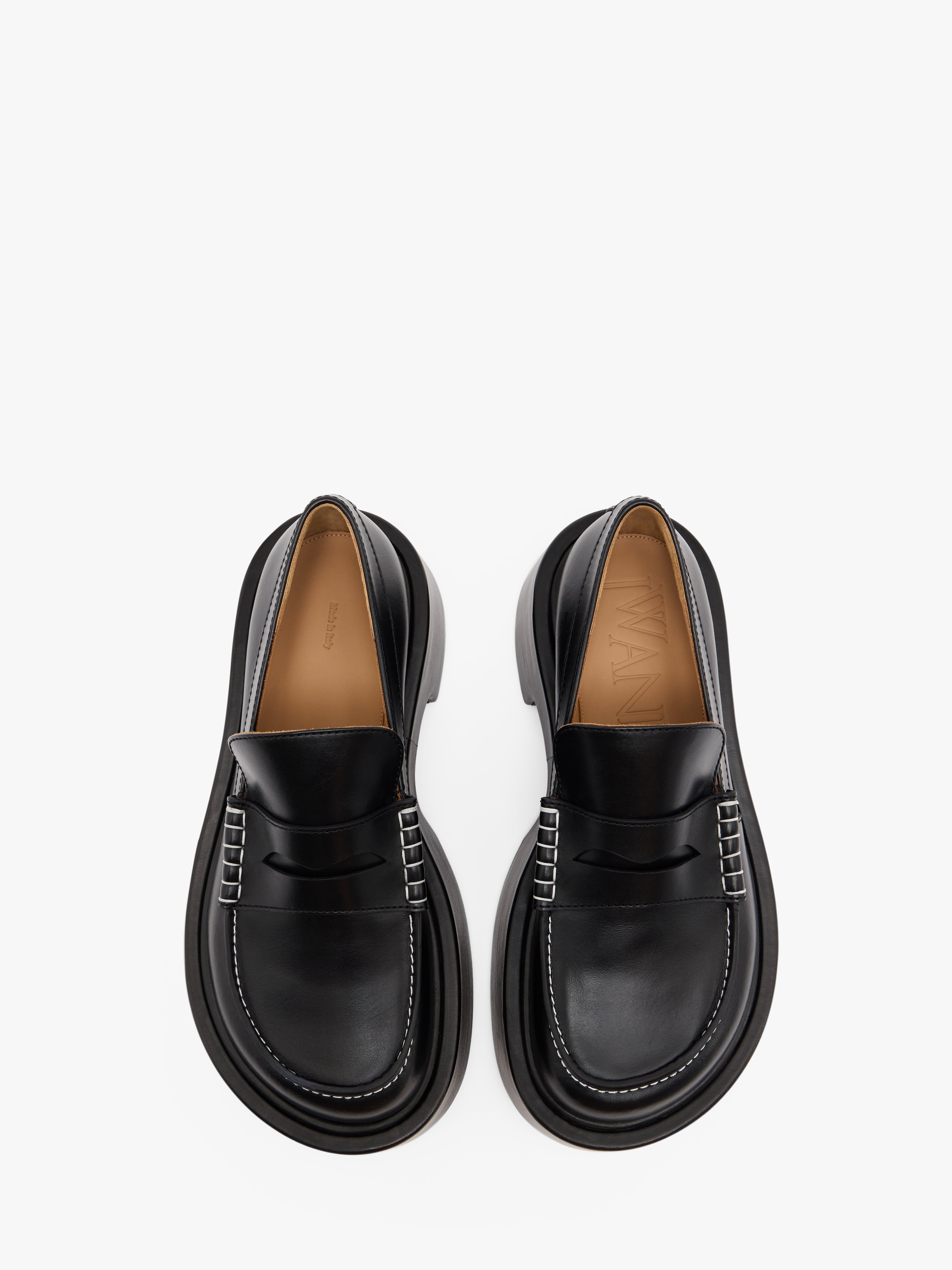 LEATHER PLATFORM MOCCASSIN - 4