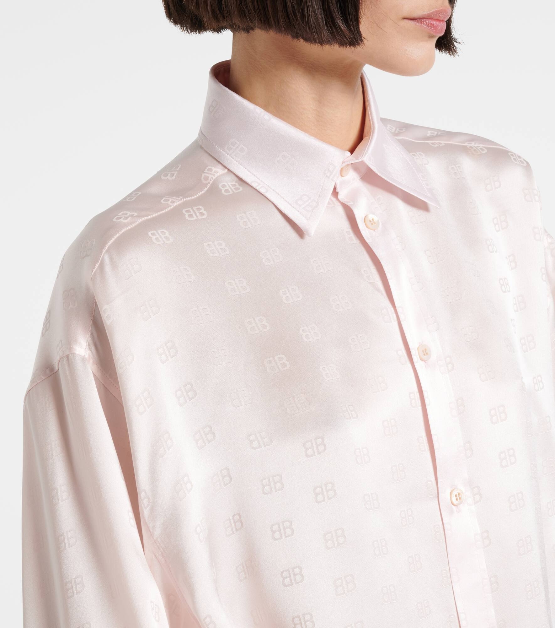 Silk satin shirt - 4