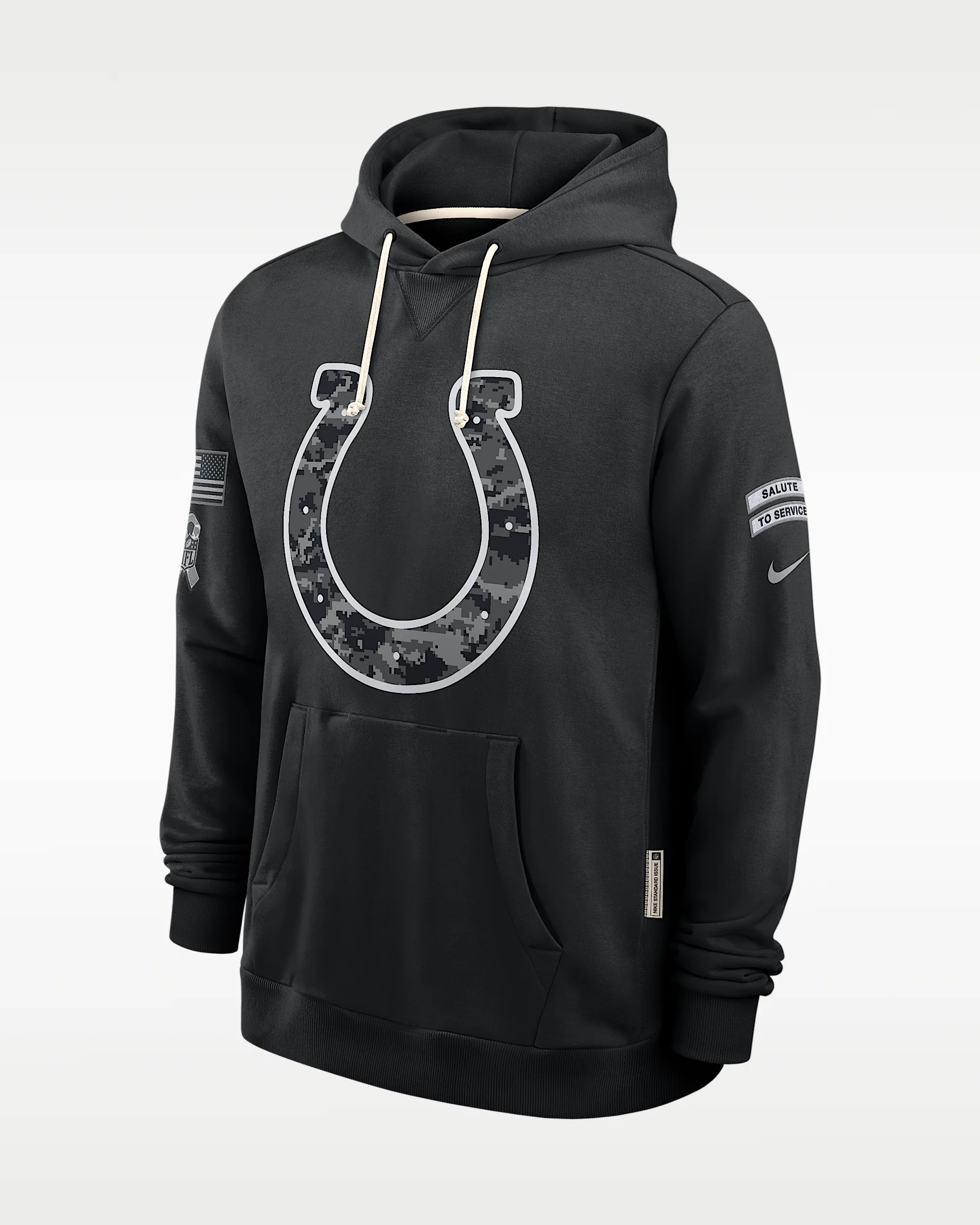 Indianapolis Colts Salute to Service Sideline Men's Nike Dri-FIT NFL Pullover Hoodie - 1