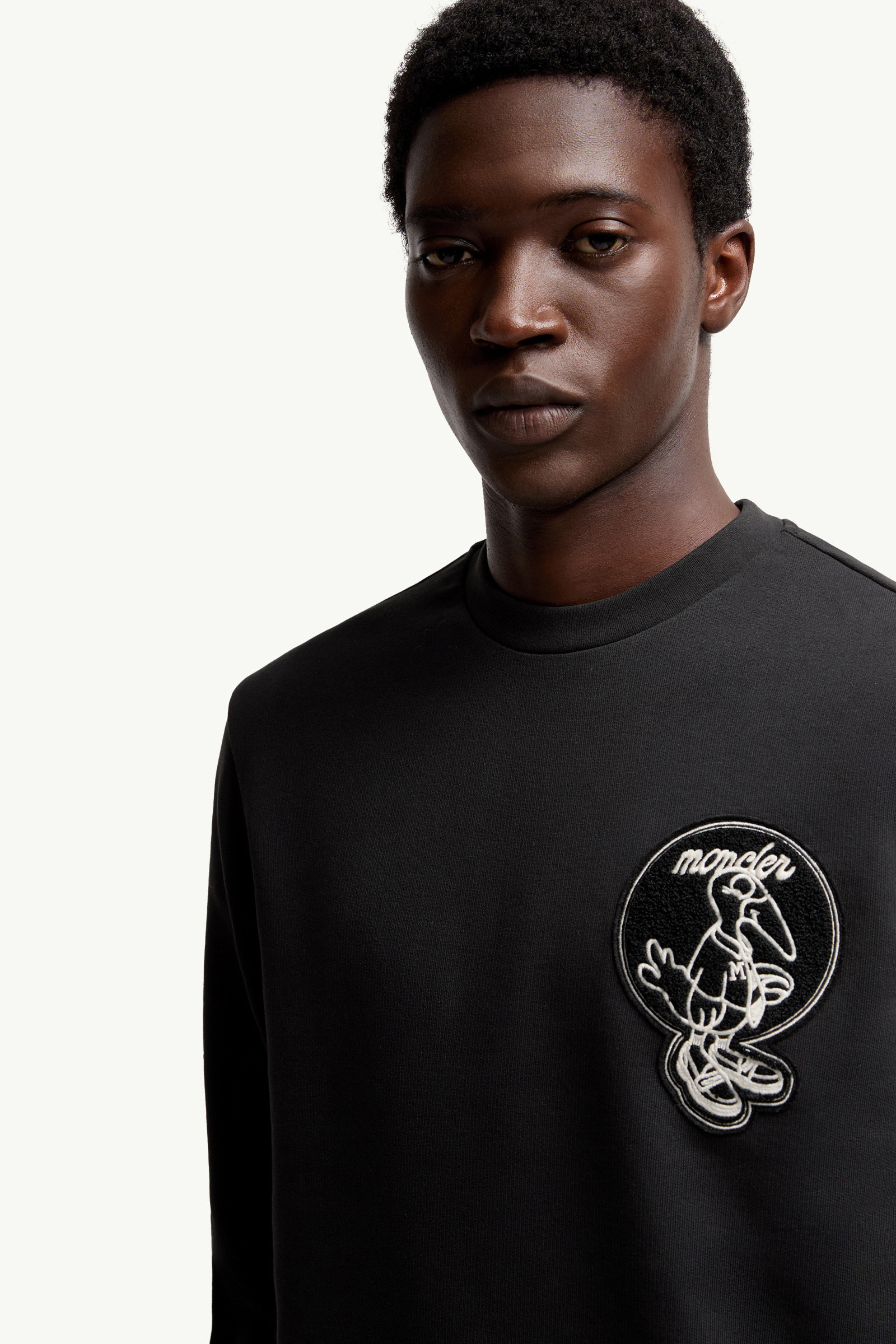 Mascot Patch Cotton Sweatshirt - 6