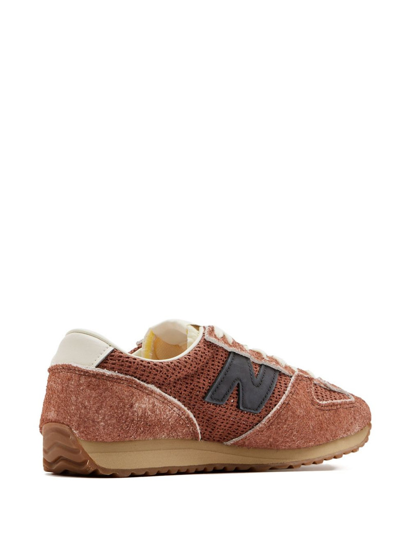 suede panelled sneakers 4