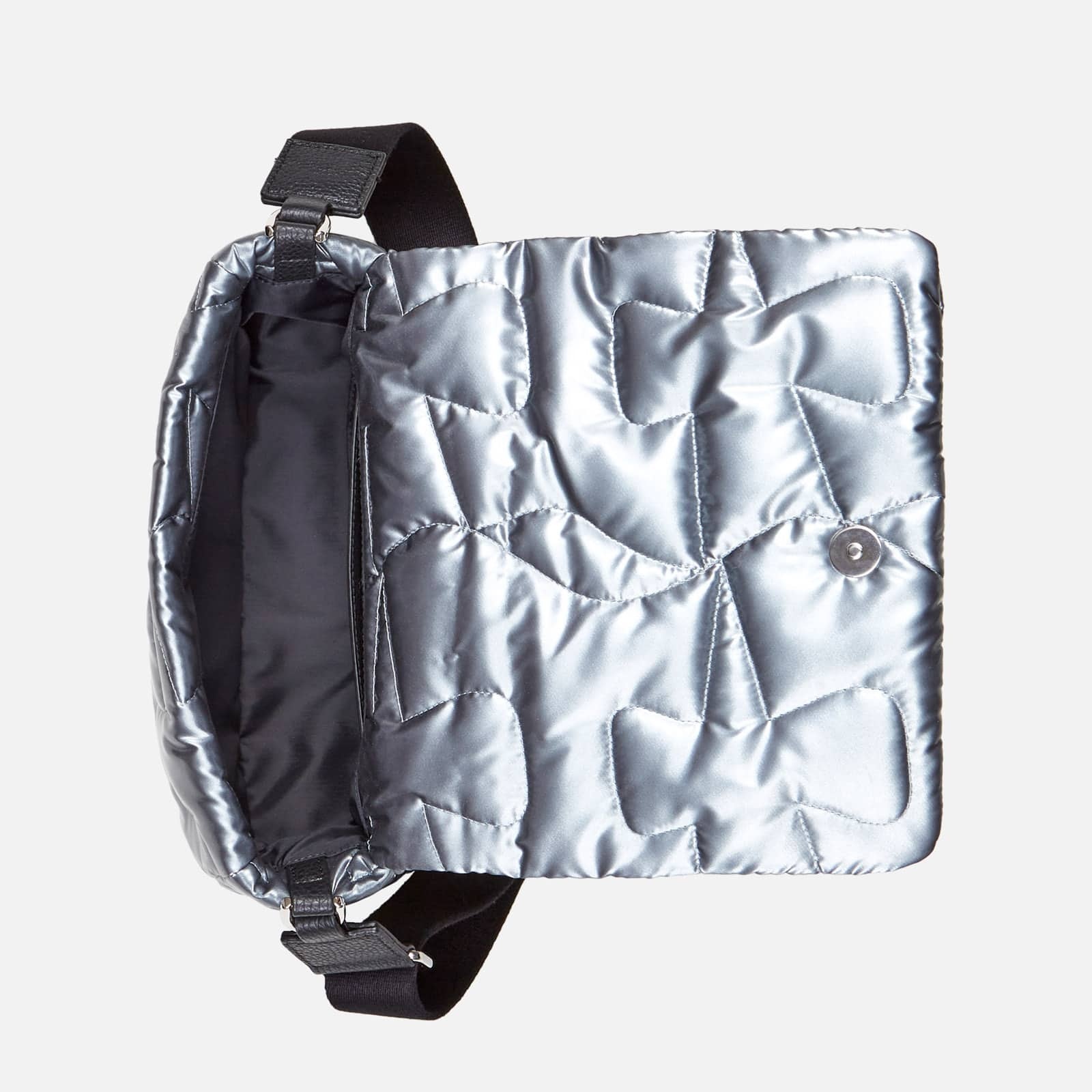Quilted Crossbody Silver - 6