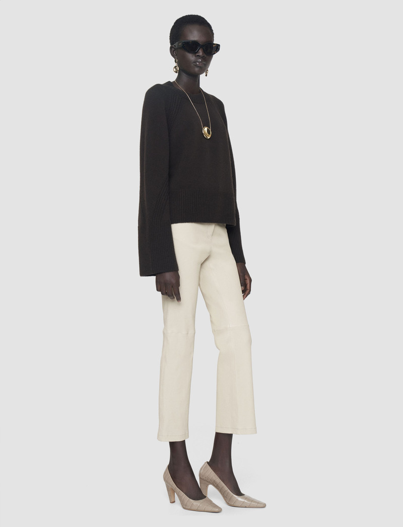 JOSEPH Duke Leather Stretch Trousers outlook
